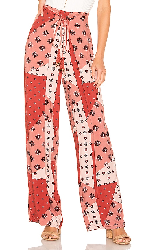 House of Harlow 1960 x REVOLVE Idrissa Pant in Rose Patchwork | REVOLVE