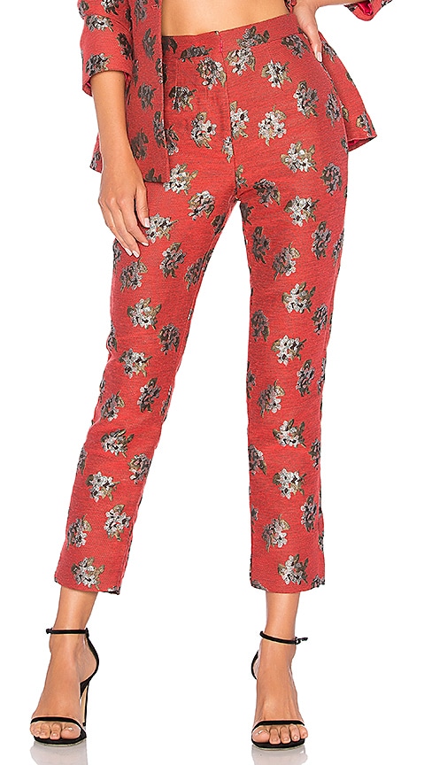 PANTALON À IMPRIMÉ FLEURI SOLANGE