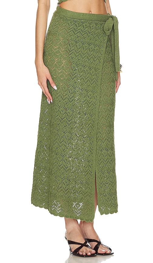 RINA 半身裙 – 森林绿