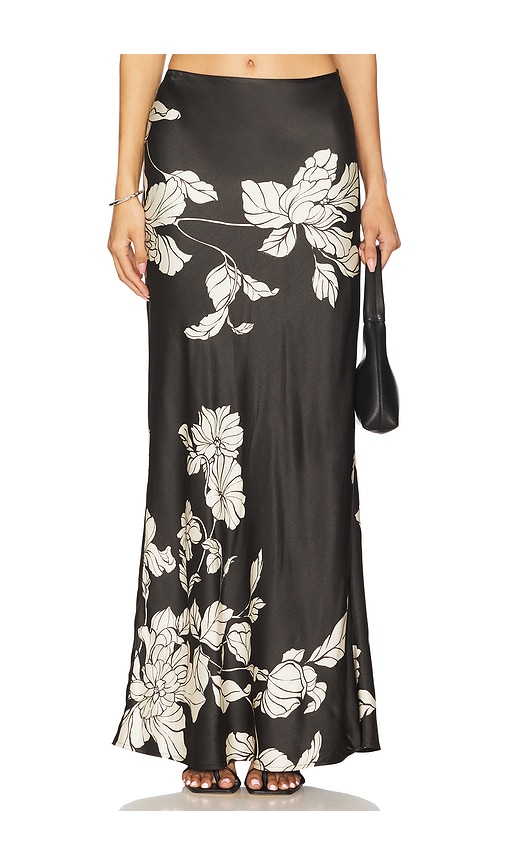 x REVOLVE Aurora Maxi Skirt in Black. - size XS (also in L, M, S, XL)