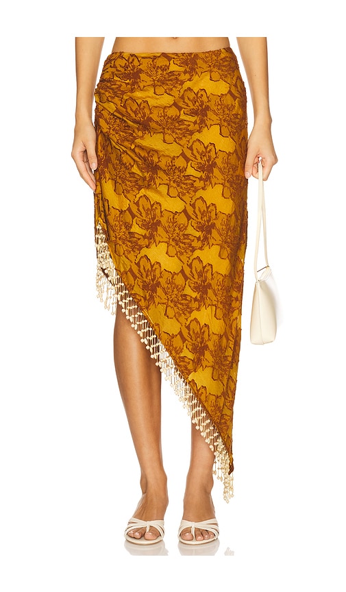 House Of Harlow 1960 X Revolve Gema Midi Skirt In Brown