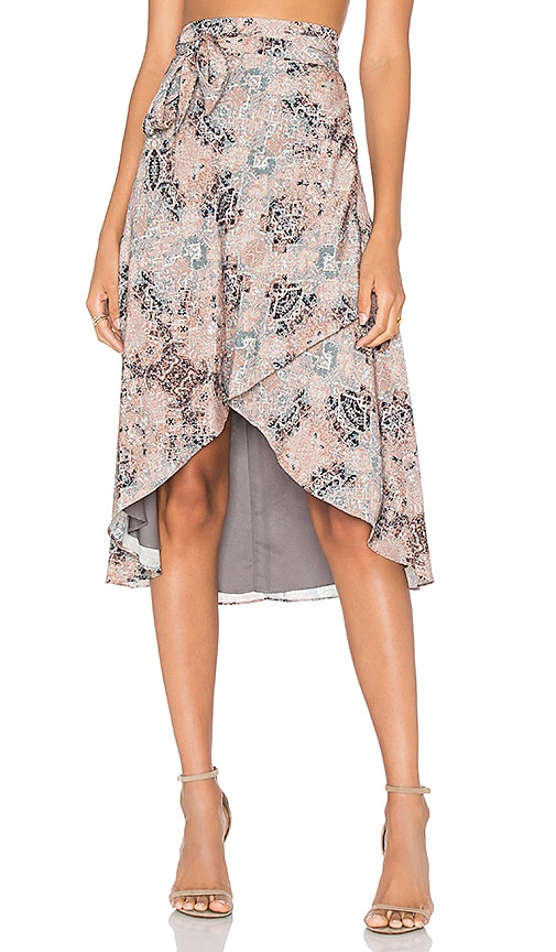 x REVOLVE Maya Wrap Skirt