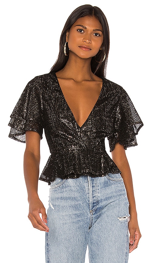 x REVOLVE Suri Wrap Top