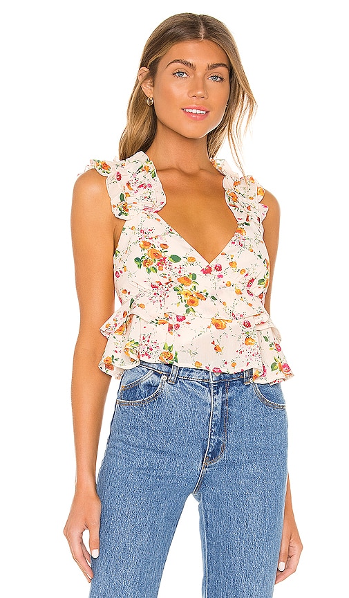 House of Harlow 1960 x REVOLVE Luella Top in Ivory Floral | REVOLVE