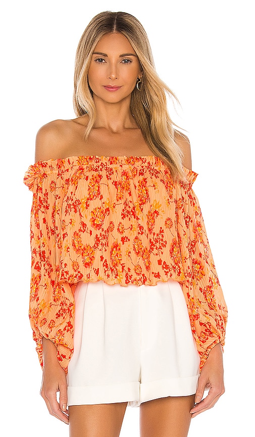 House of Harlow 1960 x REVOLVE Kirsi Top in Orange Floral | REVOLVE