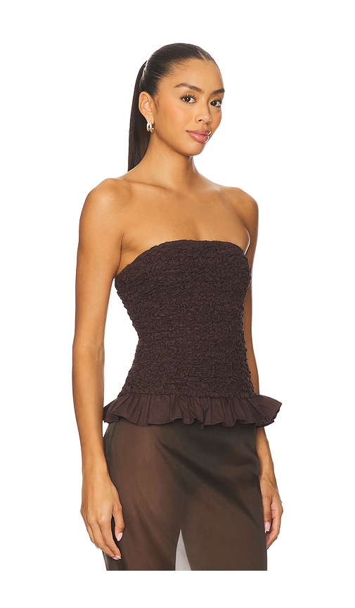 House Of Harlow 1960 X Revolve Mila Top In Brown