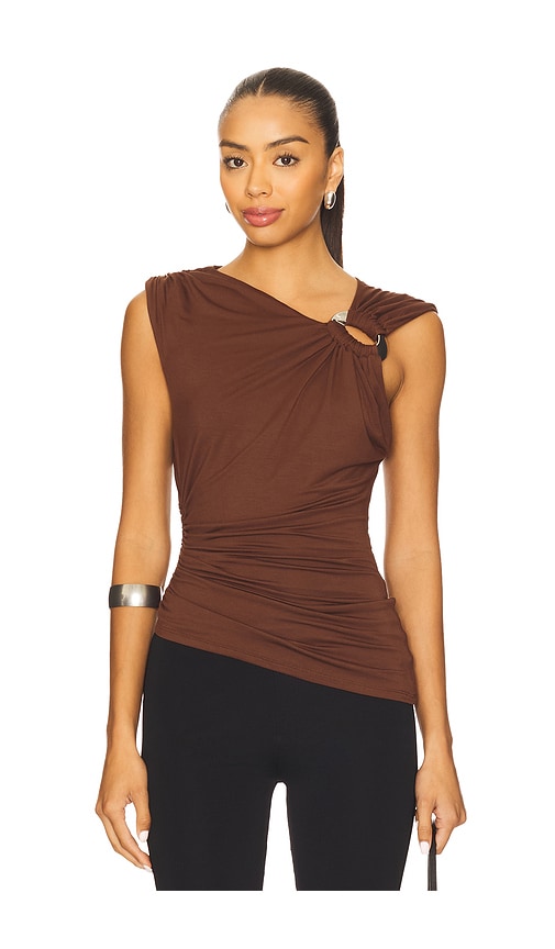 House Of Harlow 1960 X Revolve Brandy Top In Brown