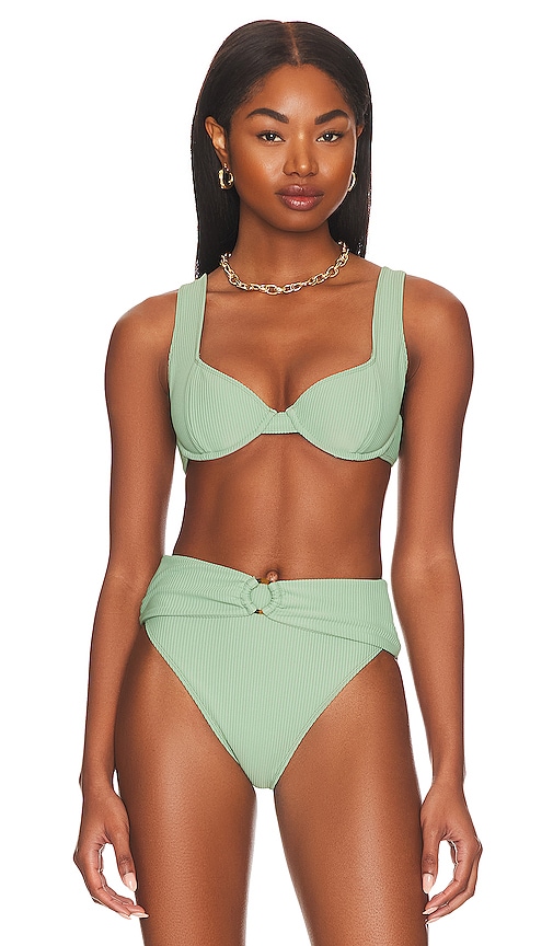 House Of Harlow 1960 X Revolve Boston Top In Olive Green
