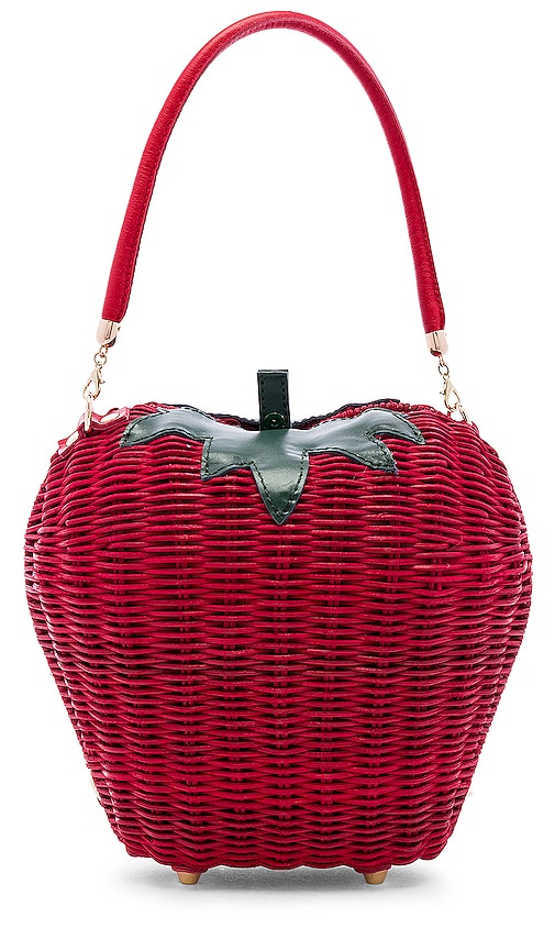 X REVOLVE Rouge Basket Bag