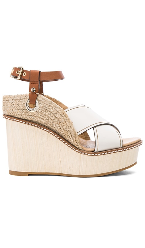 Hoss Intropia Mixed Wedge in White
