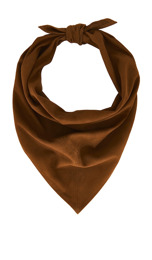HERSKIND Suede Bandana en Man made laether with silver-tone metal hardware 190 €