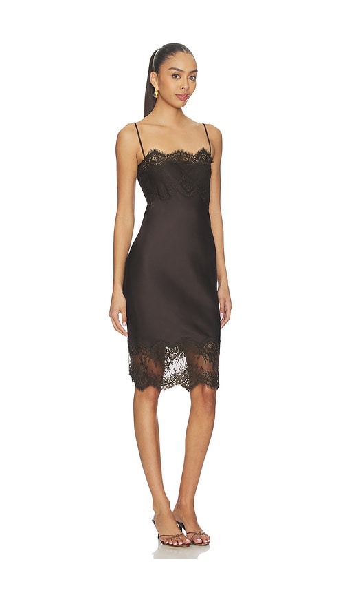  Herskind X Revolve Linus Dress In Chocolate. Size 32. Also In 34, 40. 