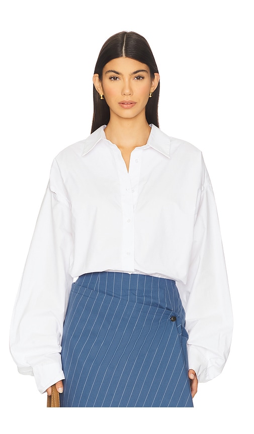 Klara Shirt in White. - size 40 (also in 32, 34, 36, 38)
