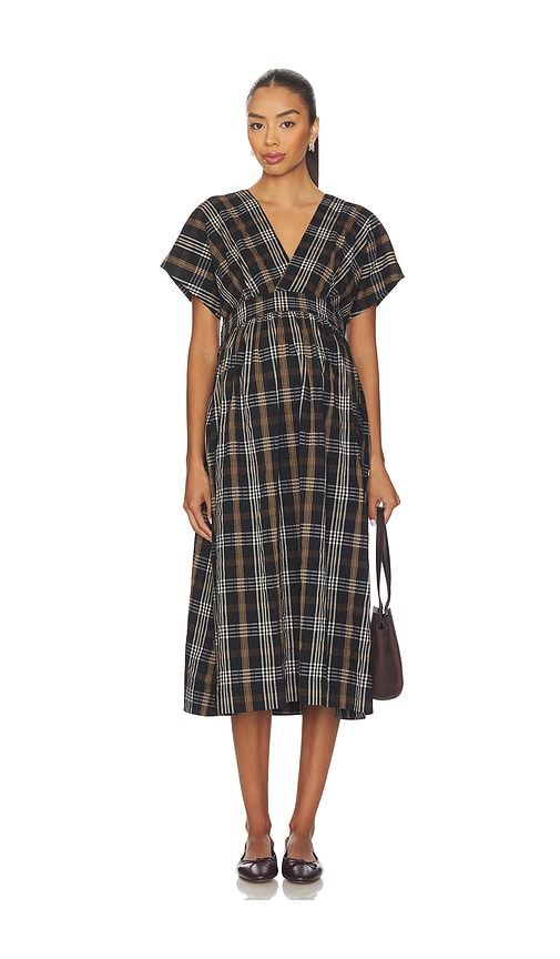 Hatch The Autumn Plaid Carolina Dress In Multi