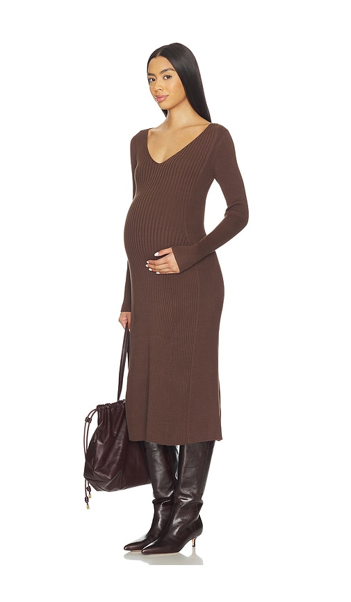 Hatch The Dasha Dress In Brown