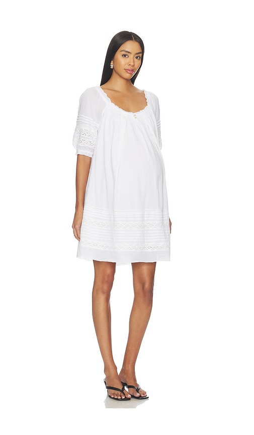 nursing mini dress Natrelax Crossover Maternity & Nursing Mini Dress Clay Brown / L