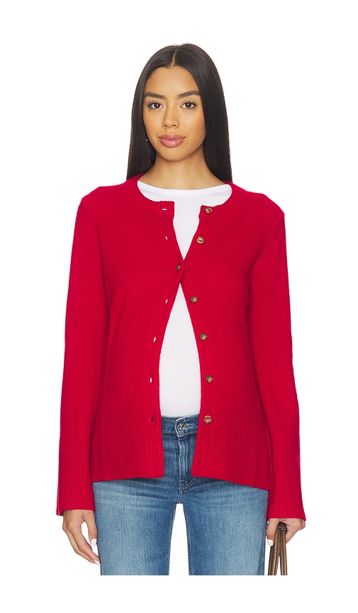 Hatch The Celine Contour Cardigan In Red