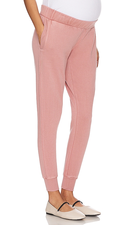 HATCH Astrid Maternity Jogger en Rose Mauve REVOLVE