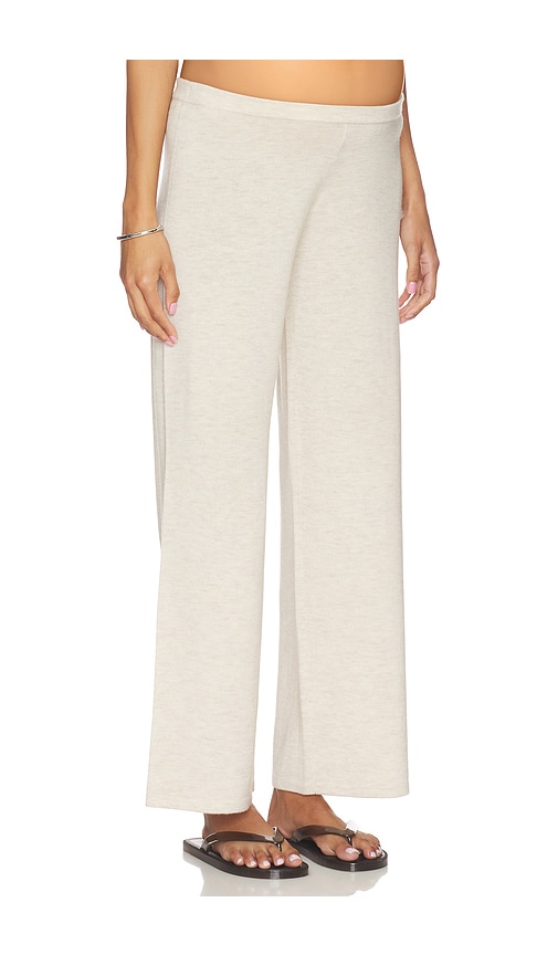  Hatch Pantalón De Punto De Pierna Ancha The Celeste Knit Pant En Color Beige Talla L  (también En M, S). 