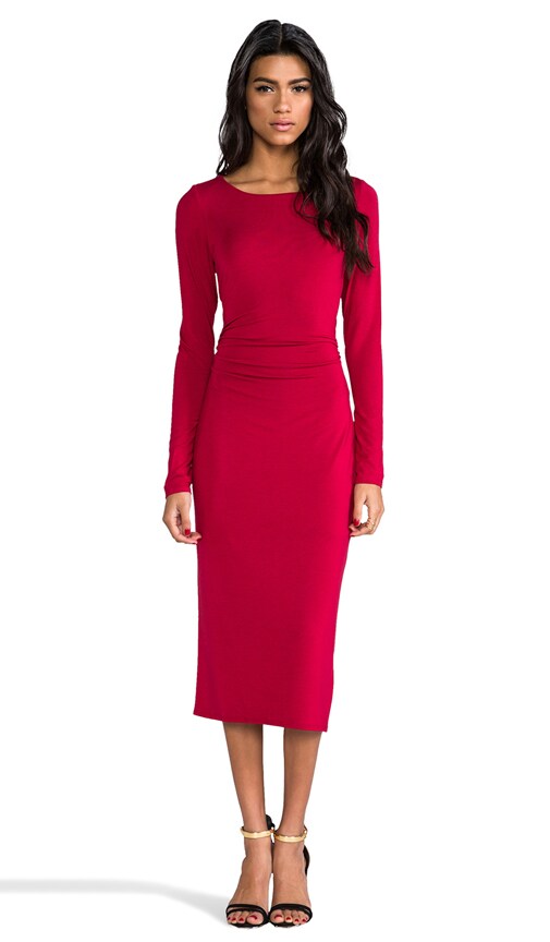 Open Back Midi Dress