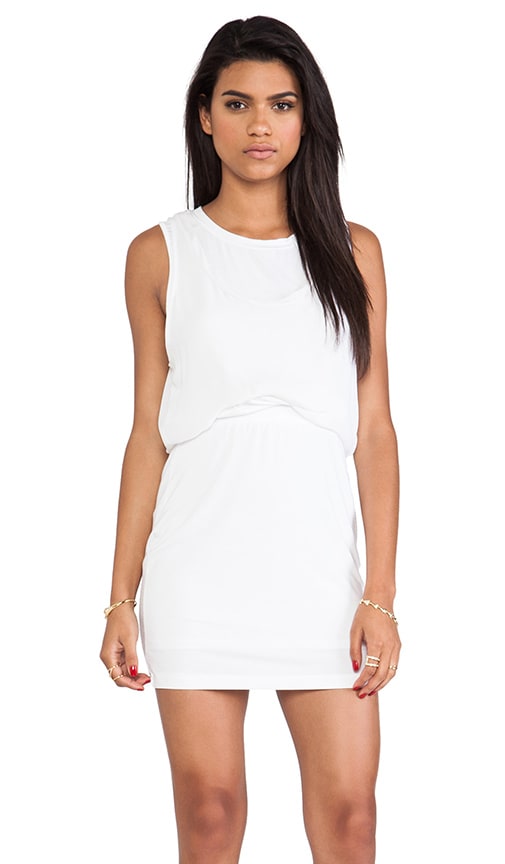 Silk Twist Layer Mini Dress