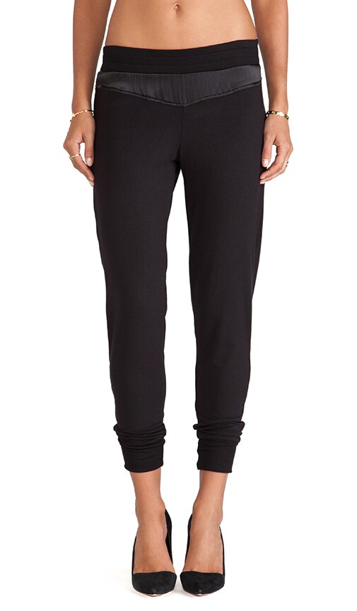Silk Trimmed Pencil Pant