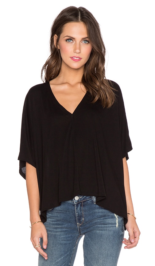 Boxy Slit Back Crop Top