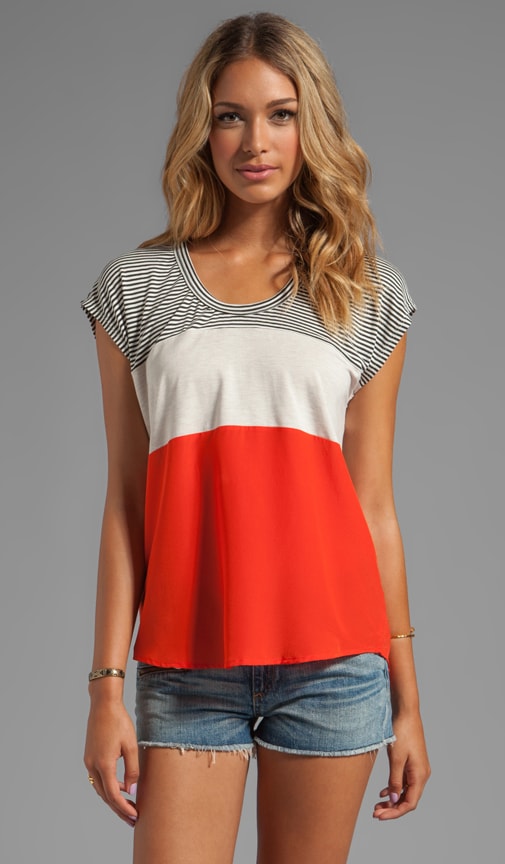 Mini Colorblock Stripe Tee