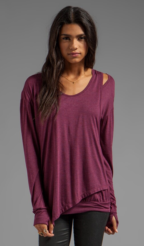 Long Sleeve Cut Out Tee