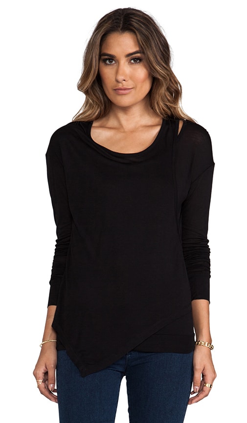 Long Sleeve Cut Out Tee