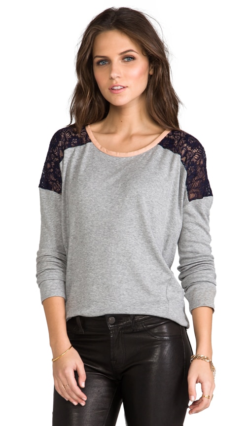 Lace Shoulder Top