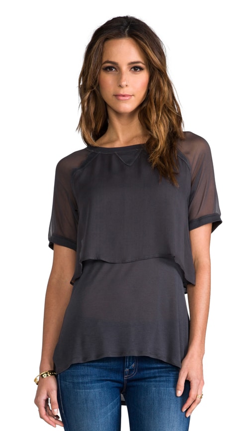 Double Layer Silk Tee