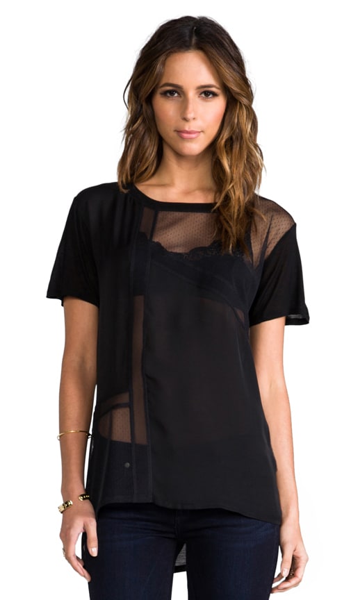 Silk Collage Front Tee