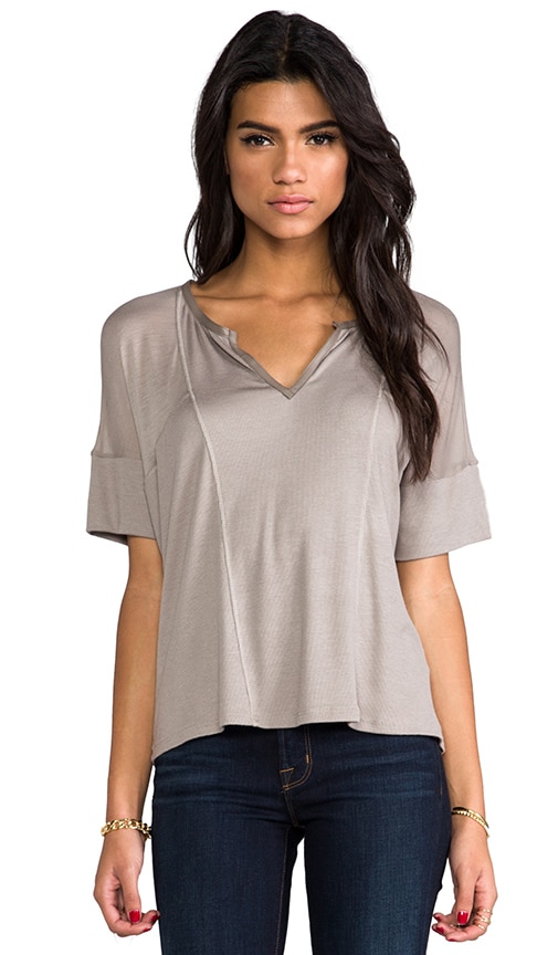 Spliced Henley Tee