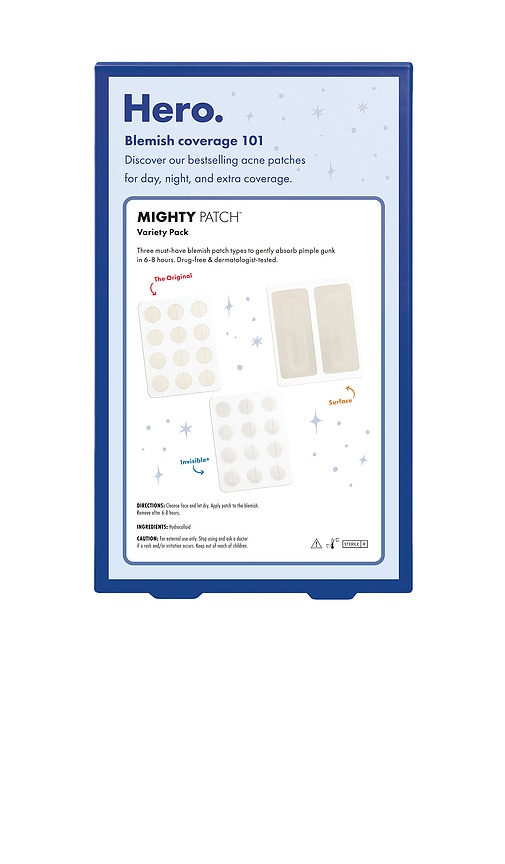 Hero Cosmetics Mighty Patch Starter Pack In Blue