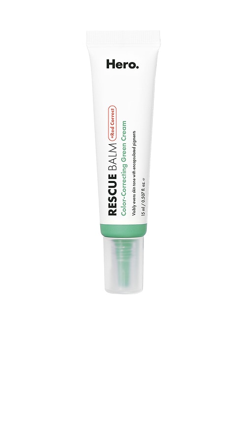 Rescue Balm + Red Correct in Green.
