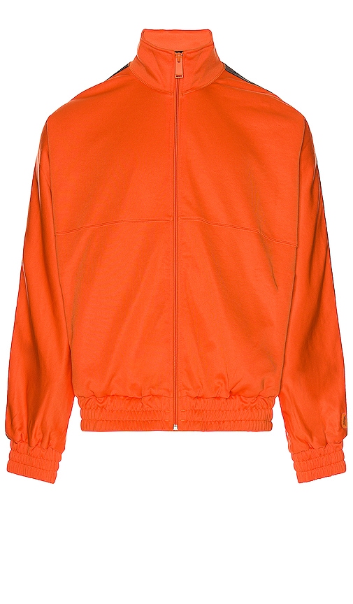 Heron Preston Tracktop Logo Stripe in Orange | REVOLVE