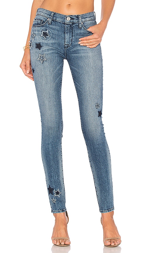 hudson embroidered jeans