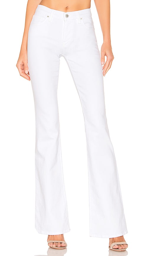 Hudson Jeans Drew Midrise Bootcut in White | REVOLVE