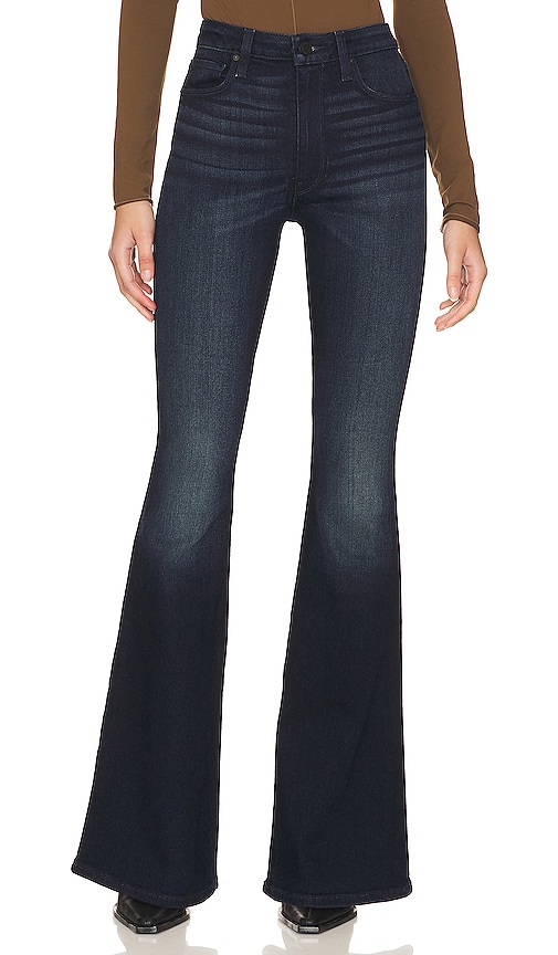 Hudson Jeans Holly High Rise Flare Jeans In Blue