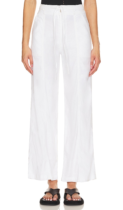 Hudson Jeans LEGATO IN VITA CON GAMBA LARGA in White