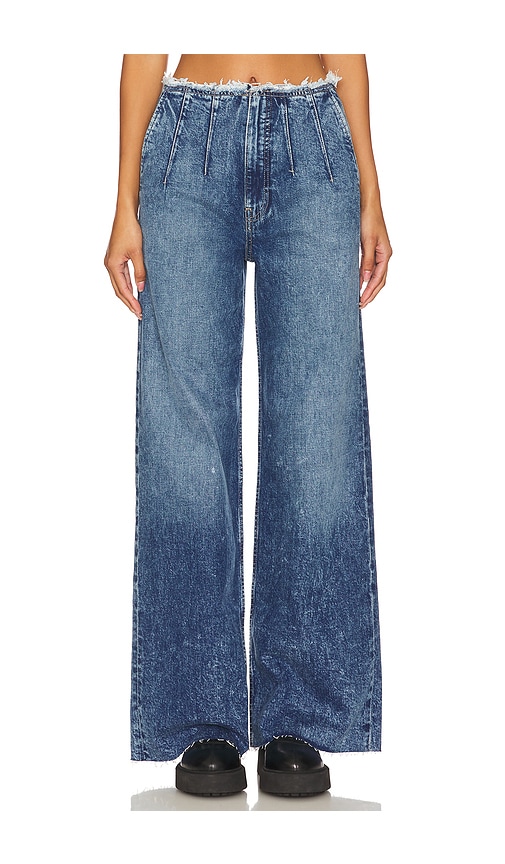 HUDSON JAMES HIGH RISE DARTED WIDE LEG 