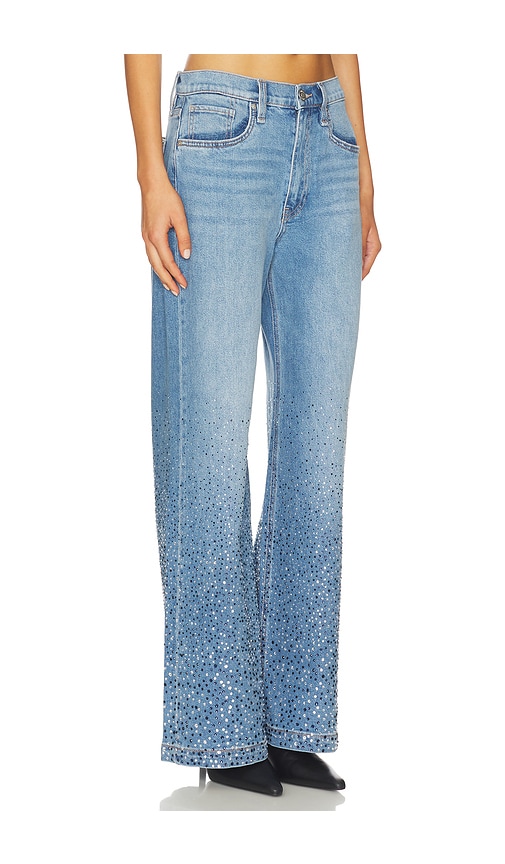 Hudson Jodie Loose Wide Jeans In Blue