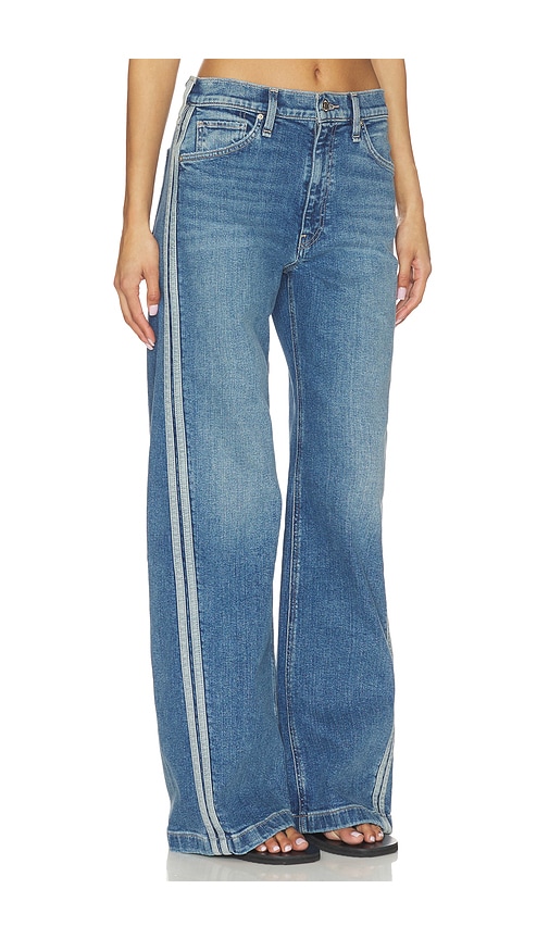  Hudson Jeans Jodie Loose Fit Leg Track Pant Jeans In Blue. Taglia 25. Also In 26, 28, 29, 30, 34. 