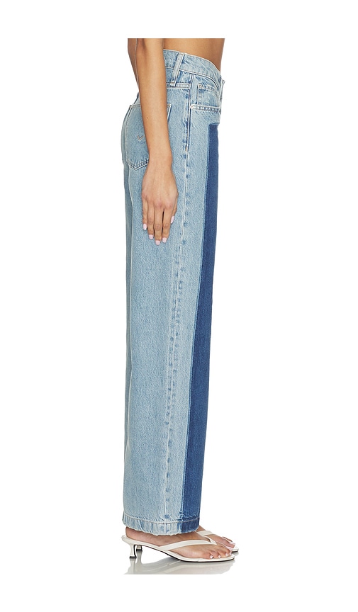  Hudson Jeans Rylee Low Rise Loose With Patch Jeans In Blue. Size 25. Also In 23, 24, 26, 27, 28, 29, 30, 31, 32, 33, 34. 