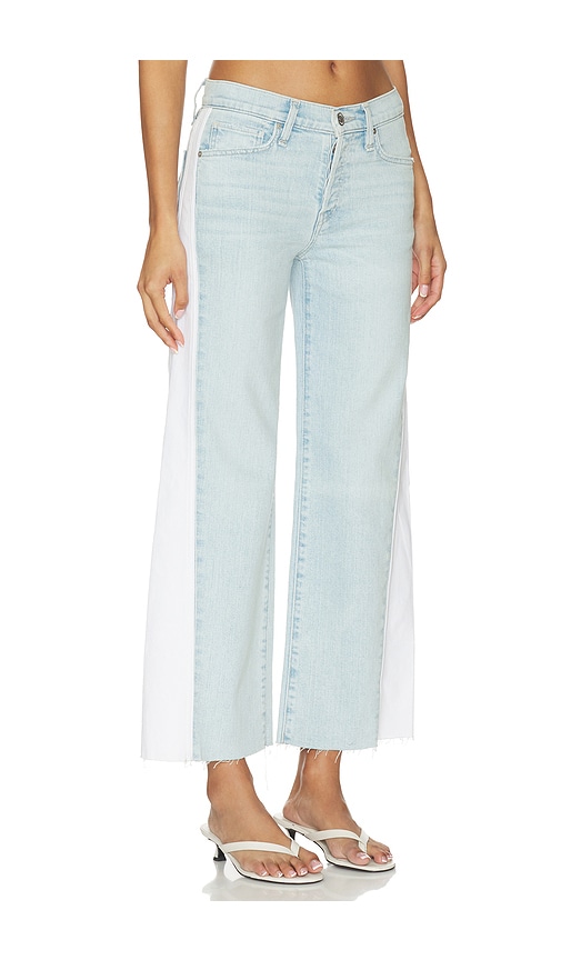  Hudson Jeans Jambes Larges Rosie En Blue,white. Taille 23. Also En 24, 25, 26, 27, 28, 29, 30, 31, 32, 33, 34. 