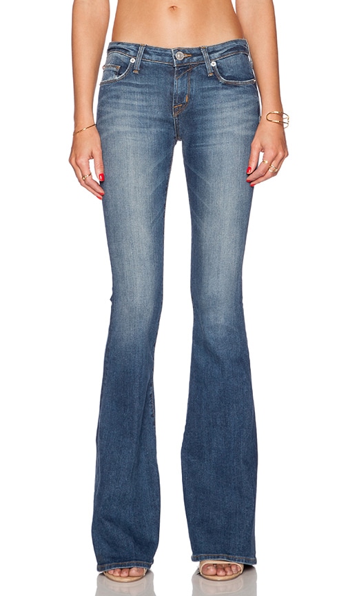 Hudson Jeans Mia Five Pocket Flare in Strut | REVOLVE