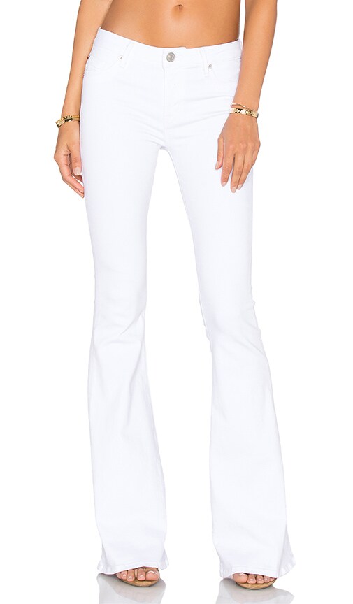 hudson white flare jeans