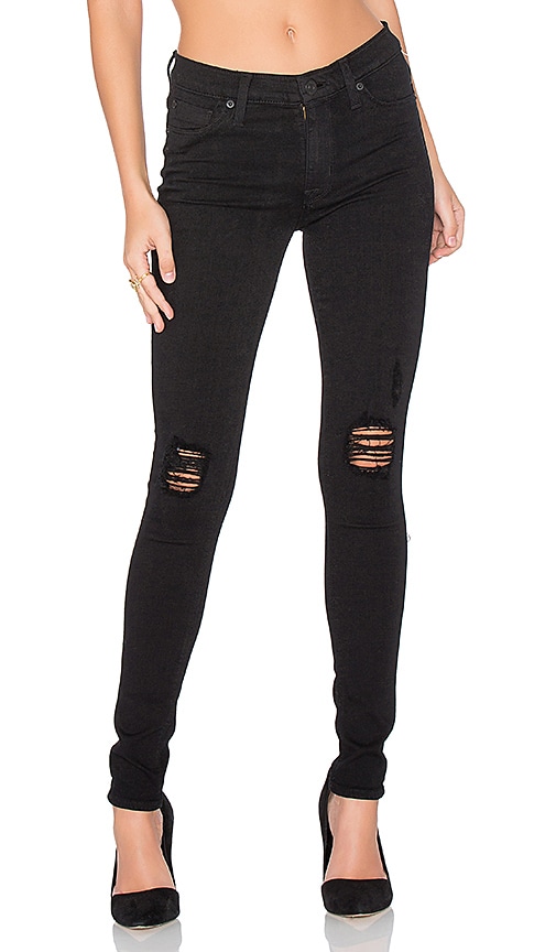 hudson black skinny jeans