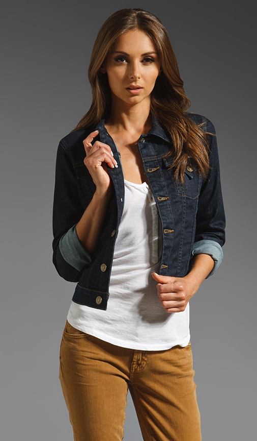 hudson short sleeve denim jacket